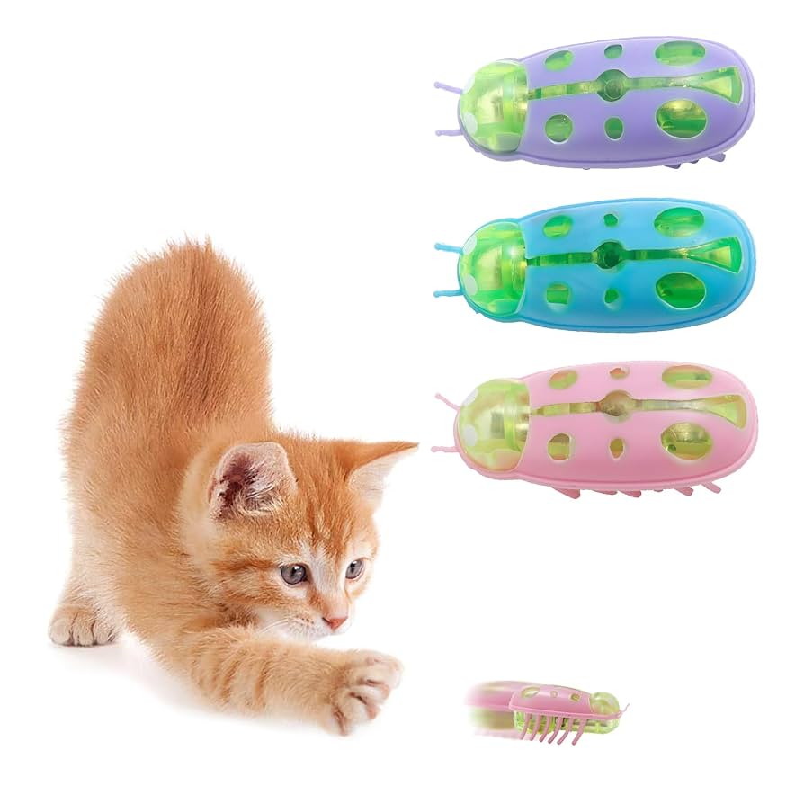 Amazon.co.jp: 電池式猫ちゃんおもちゃ 3個セット 電動おもちゃ